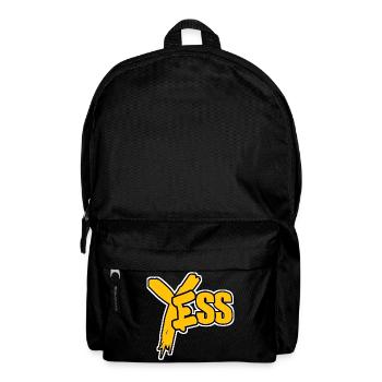 YES Jaune Pop Comic - Sac à dos - noir - Devant