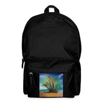 vieil arbre en été - Sac à dos - noir - Devant