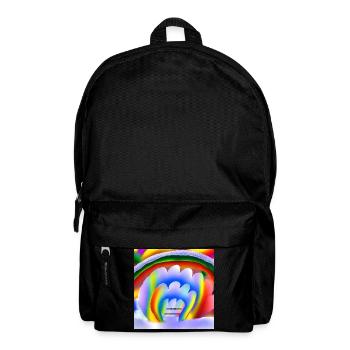 Arc-en-ciel en hiver - Sac à dos - noir - Devant