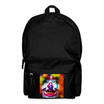 Clown Face - Backpack - black - Front