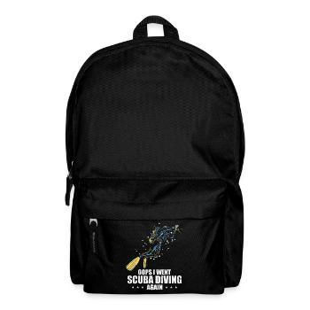 Design de plongée sous-marine - Sac à dos - noir - Devant