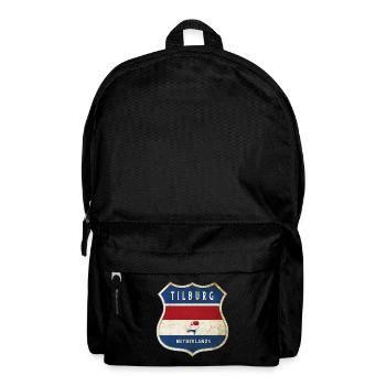 Tilburg Netherlands coat of arms design - Backpack - black - Front