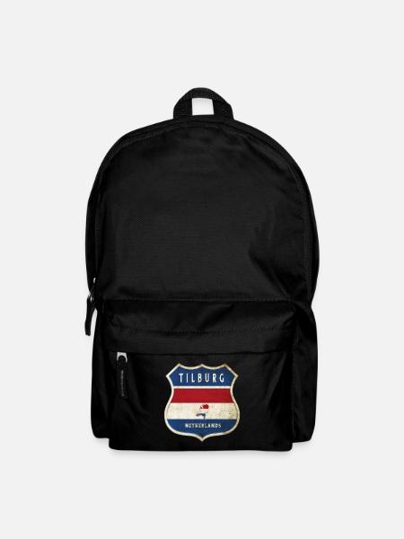 Tilburg Niederlande Wappen Design - Rucksack - Schwarz
