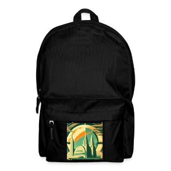 Space retrofuturism - Backpack - black - Front