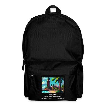Big Ben London Island, Sea of England - Backpack - black - Front