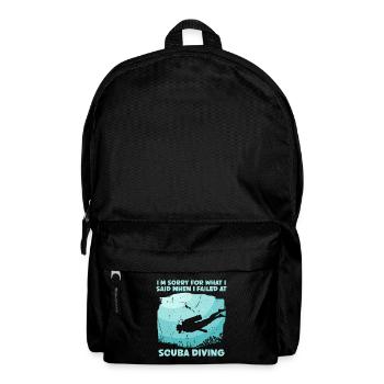Scuba Diver Ocean Diver - Backpack - black - Front