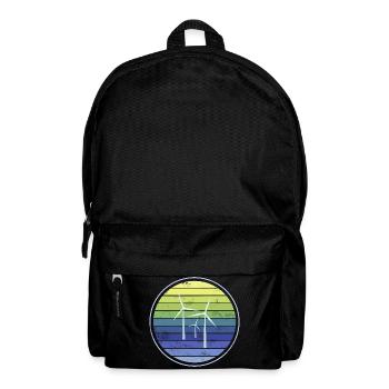 Wind Energy Sustainability - Backpack - black - Front