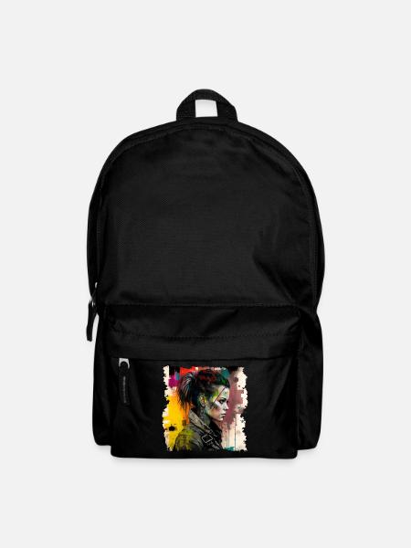 Tattoo Punk Rock Girl Punkrock Gothic - Rucksack - Schwarz