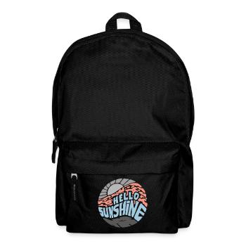 Hello Sunshine! Sommer, Sonne, Urlaub - Rucksack - Schwarz - Vorne