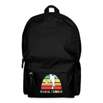 Padel-Tennis Turnier Spruch Spieler Padelspiel - Rucksack - Schwarz - Vorne