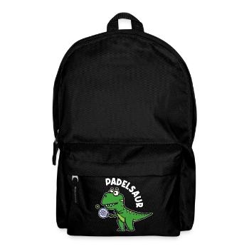 Dinosaurier Padel Spieler Ball Schläger Sportart - Rucksack - Schwarz - Vorne