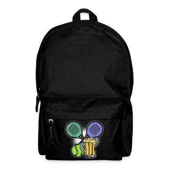 Padel Player Sport Balls Racket Padel - Backpack - black - Front