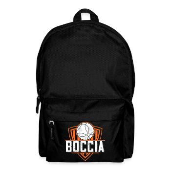 Boccia player clothing with boccia balls Boccia - Backpack - black - Front