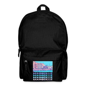 Marseille - Rucksack - Schwarz - Vorne
