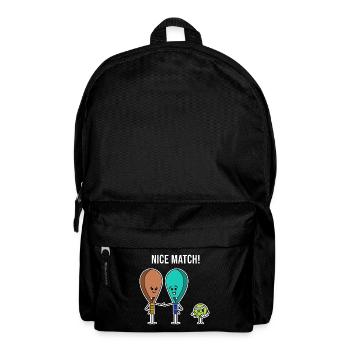 Padel Padel Team Sport Balls Raquette Déclaration - Sac à dos - noir - Devant