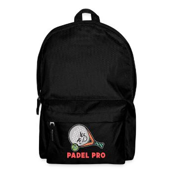 Padel Training Spieler Statement Turnier Schläger - Rucksack - Schwarz - Vorne