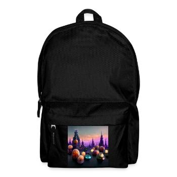 Ville de cristal - Sac à dos - noir - Devant