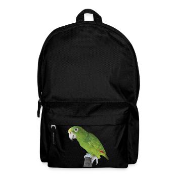 The Amazonian royal parrot - Backpack - black - Front