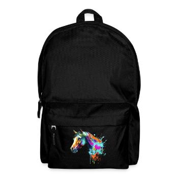 Tête de cheval - Sac à dos - noir - Devant