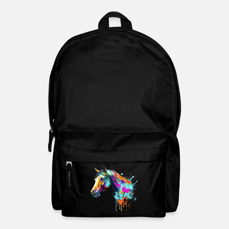 Horse Head - Rucksack - Schwarz
