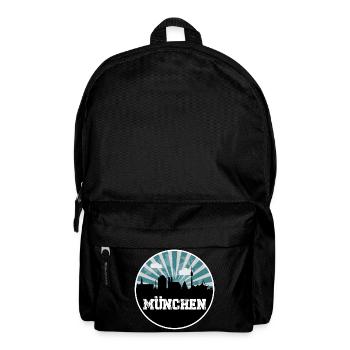 Munich Skyline Blue Hour - Backpack - black - Front