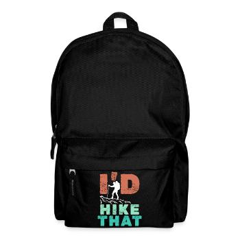 Hiking Hiker Statement Mountain Summit Mountaineering - Backpack - black - Front