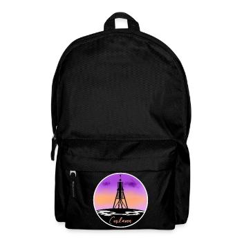 Cuxhaven Fine Skyline - Rucksack - Schwarz - Vorne