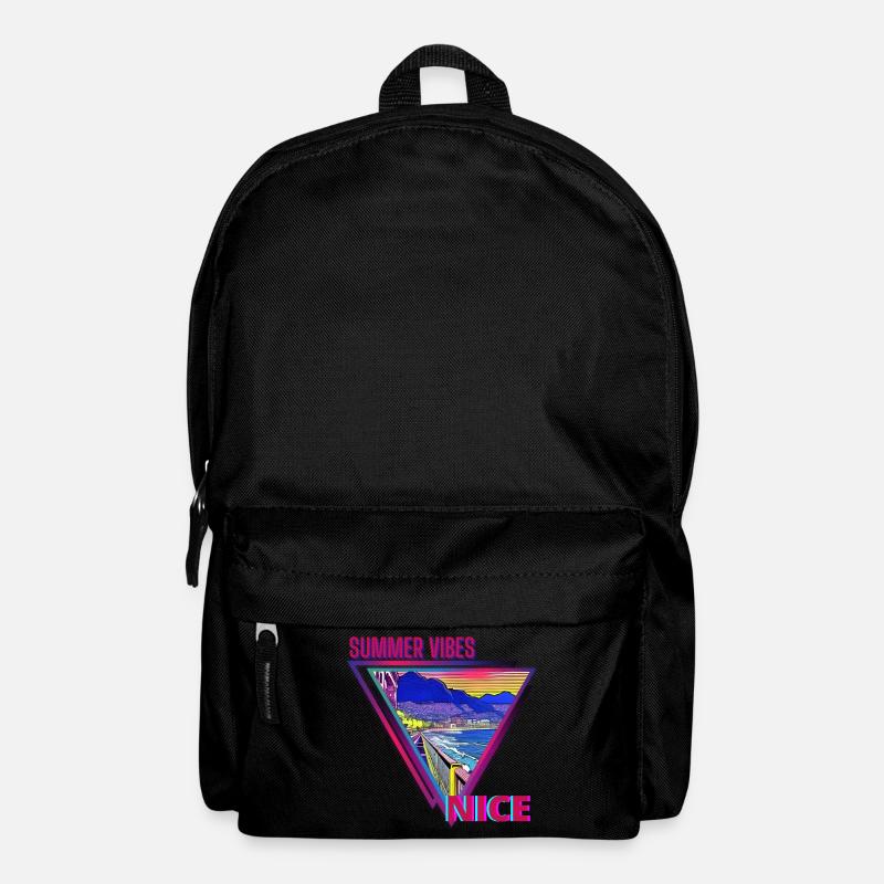 Sommerstimmung Nizza - Rucksack - Schwarz