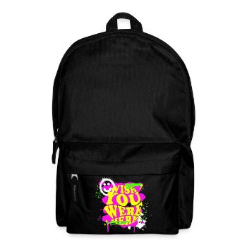 Wish You Were Here Distorted!!! - Backpack - black - Front