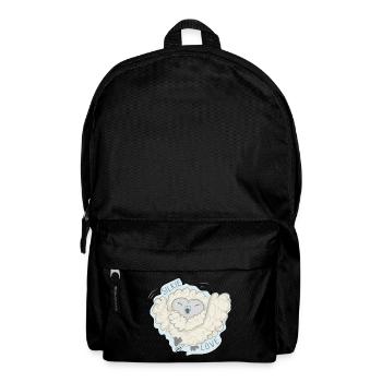 Lioba silk chicken, hooray - Backpack - black - Front