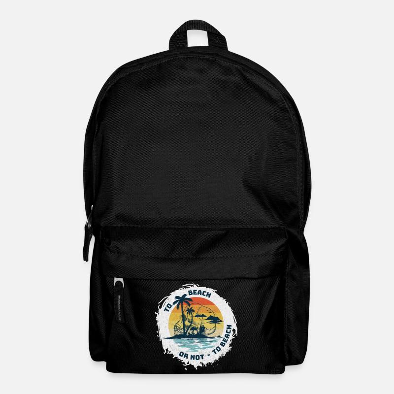TO BEACH OR NOT ? - Sac à dos - noir
