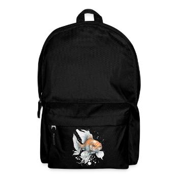 Goldfish in the water flash - Backpack - black - Front