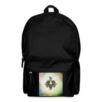 Wunderbares, elegantes Herz - Rucksack - Schwarz - Vorne