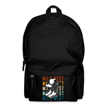 Western Wild Wildnis Rodeo - Rucksack - Schwarz - Vorne