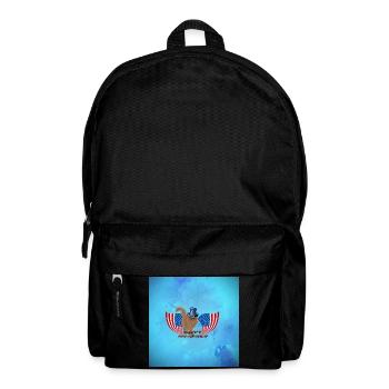 Happy 4th of July with cute cat - Backpack - black - Front