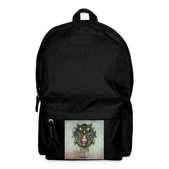In the protection of the owl - Backpack - black - Front