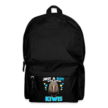 Just a Boy who Loves Kiwis - Backpack - black - Front