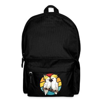 Cacatoès au coucher du soleil - Sac à dos - noir - Devant