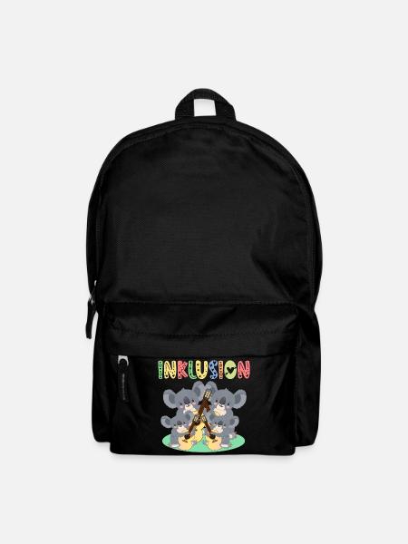 INKLUSION VIELFALT - GLEICHBERECHTIGUNG - FAMILIE - Rucksack - Schwarz
