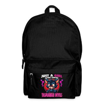 Just a Girl who Loves tasmanian Devils - Backpack - black - Front
