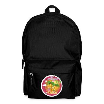 The beautiful summer of 2023. Colorful illustration. - Backpack - black - Front