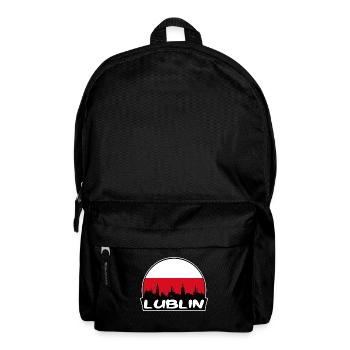 Lublin Pologne Flag Skyline Silhouette Voyage - Sac à dos - noir - Devant