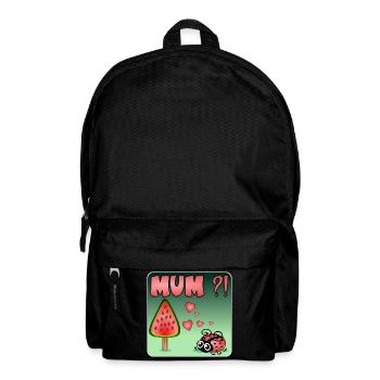 Wassermelone BUG - Rucksack - Schwarz - Vorne