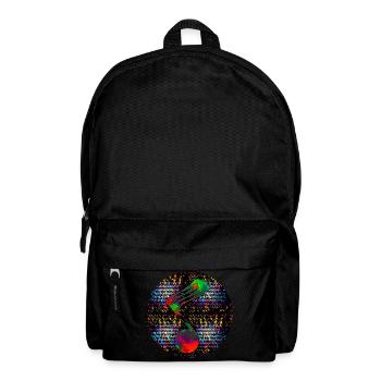 Musiknote - "ONE" - Rucksack - Schwarz - Vorne