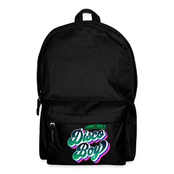 Disco Boy | Party Feiern Partyshirt - Rucksack - Schwarz - Vorne