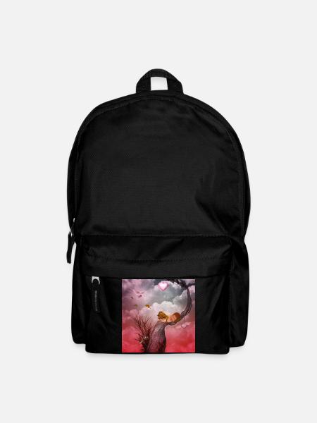 Nettes schlafendes Feenbaby. - Rucksack - Schwarz