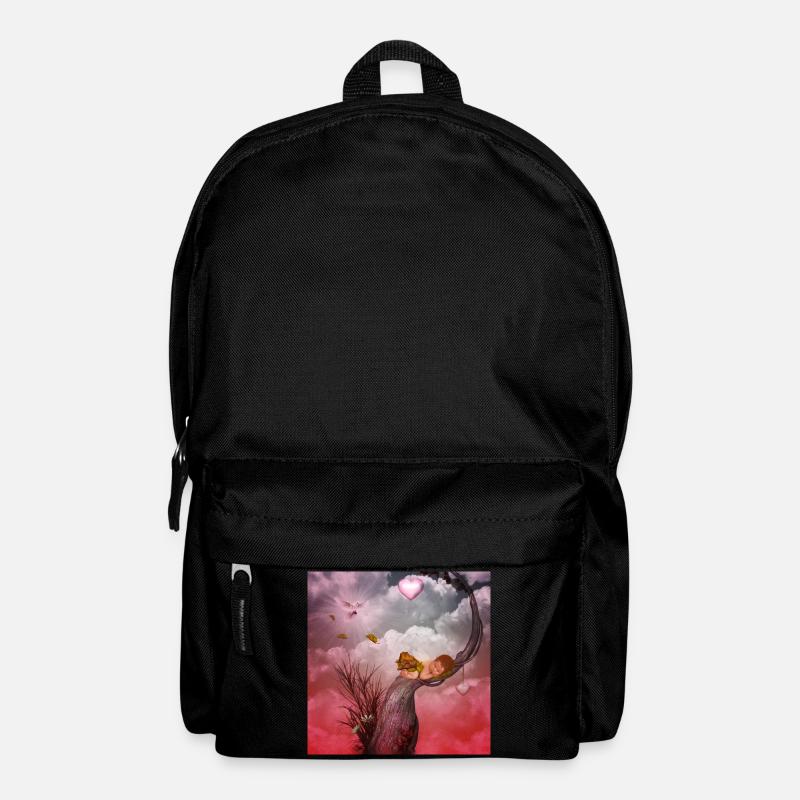 Nettes schlafendes Feenbaby. - Rucksack - Schwarz