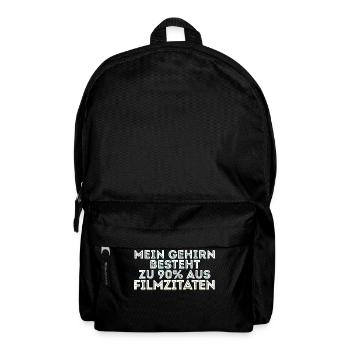Movies Statement Streaming Kino Filme Kinoabend - Rucksack - Schwarz - Vorne
