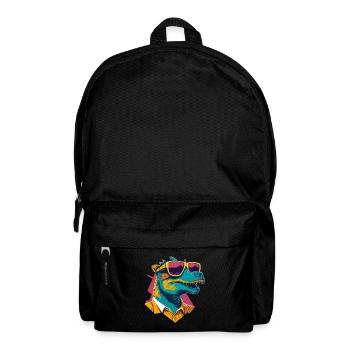 Dino Cool: Retro Ornithopods T-Shirt - Sac à dos - noir - Devant