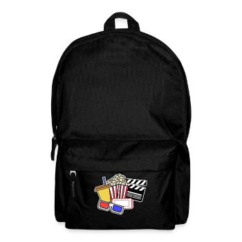 Movie Night Popcorn Theater Streaming Movies Filme - Rucksack - Schwarz - Vorne